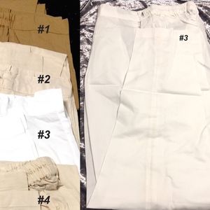 Cotton Pants White Trousers NWOT Size 10